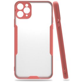 Newface iPhone 11 Pro Platin Silikon Pembe Cep Telefonu Kılıfı