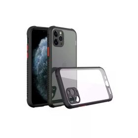 Newface iPhone 11 Pro Siyah Miami Şeffaf Silikon Cep Telefonu Kılıfı