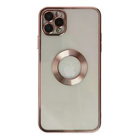 Newface iPhone 11 Pro Slot Silikon Rose Gold Cep Telefonu Kılıfı