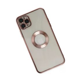 Newface iPhone 11 Pro Slot Silikon Rose Gold Cep Telefonu Kılıfı