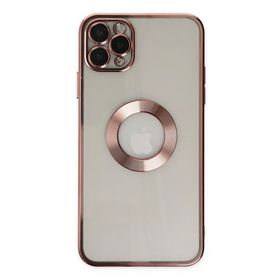 Newface iPhone 11 Pro Slot Silikon Rose Gold Cep Telefonu Kılıfı