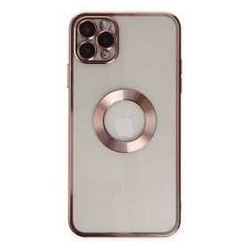 Newface iPhone 11 Pro Slot Silikon Rose Gold Cep Telefonu Kılıfı