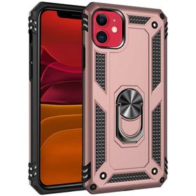 Newface iPhone 11 Rose Sofya Yüzüklü Silikon Cep Telefonu Kılıfı