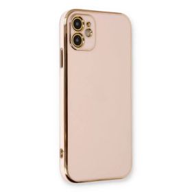 Newface iPhone 11 Volet Silikon - Pembe Kılıf