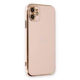 Newface iPhone 11 Volet Silikon - Pembe Kılıf