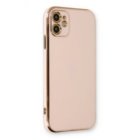 Newface iPhone 11 Volet Silikon - Pembe Kılıf
