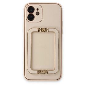 Newface iPhone 12 Coco Elit Kapak - Gold Kılıf