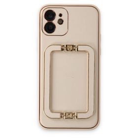 Newface iPhone 12 Coco Elit Kapak - Gold Kılıf