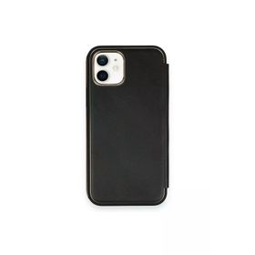 Newface iPhone 12 Dolpin Kapaklı - Siyah Kılıf