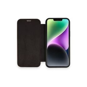 Newface iPhone 12 Dolpin Kapaklı - Siyah Kılıf