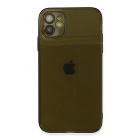 Newface iPhone 12 Fly Lens Silikon - Siyah Kılıf
