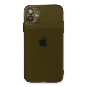Newface iPhone 12 Fly Lens Silikon - Siyah Kılıf