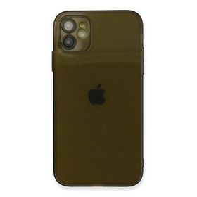 Newface iPhone 12 Fly Lens Silikon - Siyah Kılıf