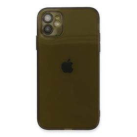 Newface iPhone 12 Fly Lens Silikon - Siyah Kılıf