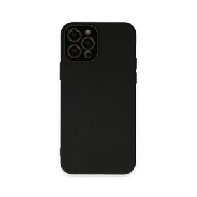 Newface iPhone 12 Lansman Glass Kapak - Siyah Kılıf