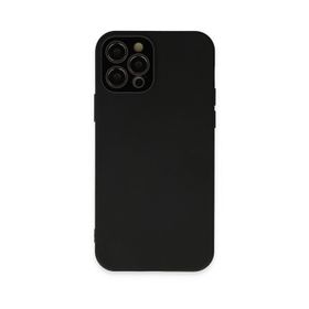 Newface iPhone 12 Lansman Glass Kapak - Siyah Kılıf