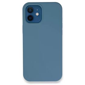 Newface iPhone 12 Lansman Legant Silikon Açık Mavi Cep Telefonu Kılıfı