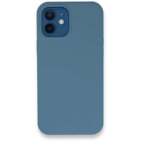 Newface iPhone 12 Lansman Legant Silikon Açık Mavi Cep Telefonu Kılıfı