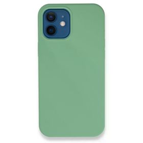 Newface iPhone 12 Lansman Legant Silikon Yeşil Cep Telefonu Kılıfı