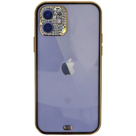 Newface iPhone 12 Liva Taşlı Silikon - Siyah Kılıf