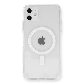 Newface iPhone 12 Magneticsafe Şeffaf Silikon - Şeffaf Kılıf