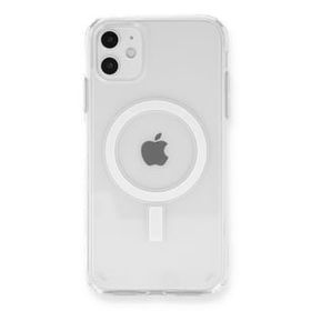 Newface iPhone 12 Magneticsafe Şeffaf Silikon - Şeffaf Kılıf