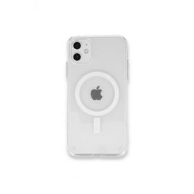 Newface iPhone 12 Magneticsafe Şeffaf Silikon - Şeffaf Kılıf