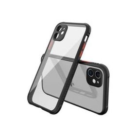 Newface iPhone 12 Mini Miami Şeffaf Silikon Açık Mor Cep Telefonu Kılıfı