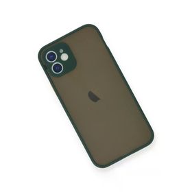 Newface iPhone 12 Mini Montreal Silikon Kapak Yeşil Cep Telefonu Kılıfı
