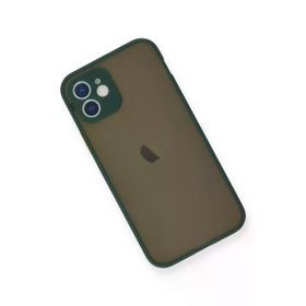 Newface iPhone 12 Mini Montreal Silikon Kapak Yeşil Cep Telefonu Kılıfı