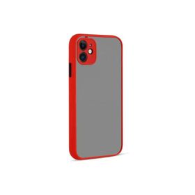 Newface İphone 12 Montreal Silikon Kapak - Kırmızı Kılıf