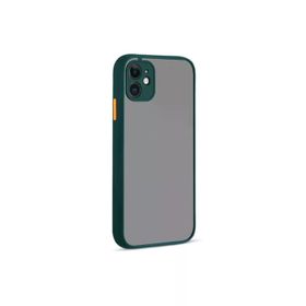 Newface iPhone 12 Montreal Silikon Kapak Yeşil Cep Telefonu Kılıfı