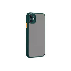 Newface iPhone 12 Montreal Silikon Kapak Yeşil Cep Telefonu Kılıfı