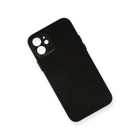 Newface iPhone 12 PP Ultra İnce Kapak Siyah Cep Telefonu Kılıfı
