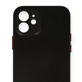 Newface iPhone 12 PP Ultra İnce Kapak Siyah Cep Telefonu Kılıfı