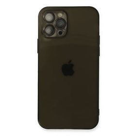Newface iPhone 12 Pro Fly Lens Silikon - Siyah Kılıf