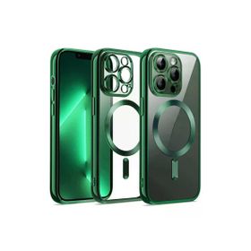 Newface iPhone 12 Pro Kross Magneticsafe Kapak - Koyu Yeşil Kılıf