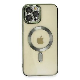 Newface iPhone 12 Pro Kross Magneticsafe Kapak - Koyu Yeşil Kılıf