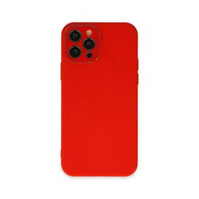 Newface iPhone 12 Pro Lansman Glass Kapak - Kırmızı Kılıf