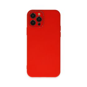 Newface iPhone 12 Pro Lansman Glass Kapak - Kırmızı Kılıf