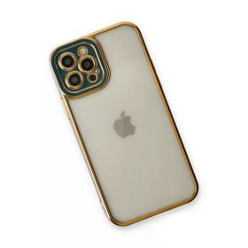 Newface iPhone 12 Pro Liva Lens Silikon - Yeşil Kılıf