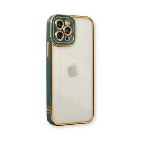 Newface iPhone 12 Pro Liva Lens Silikon - Yeşil Kılıf