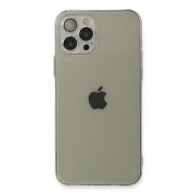 Newface iPhone 12 Pro Max Fly Lens Silikon Şeffaf Cep Telefonu Kılıfı