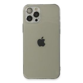Newface iPhone 12 Pro Max Fly Lens Silikon Şeffaf Cep Telefonu Kılıfı