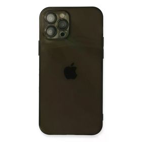 Newface iPhone 12 Pro Max Fly Lens Silikon Siyah Cep Telefonu Kılıfı