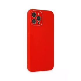 Newface iPhone 12 Pro Max Lansman Glass Kapak - Kırmızı Kılıf