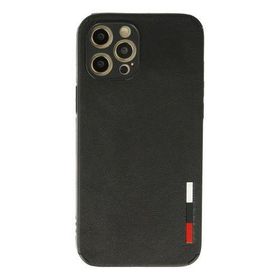 Newface iPhone 12 Pro Max Loop Deri Silikon - Siyah Kılıf