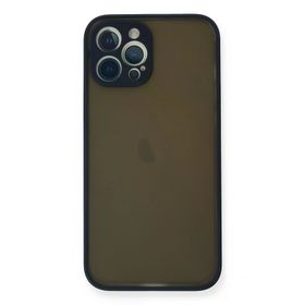 Newface İphone 12 Pro Max Montreal Silikon Kapak - Lacivert Kılıf