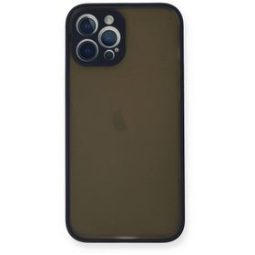 Newface İphone 12 Pro Max Montreal Silikon Kapak - Lacivert Kılıf