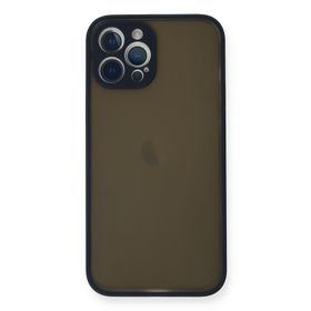Newface İphone 12 Pro Max Montreal Silikon Kapak - Lacivert Kılıf